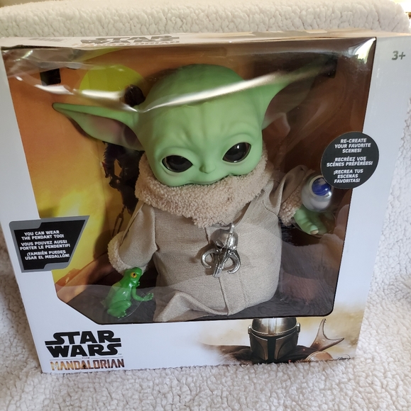 Mattel Baby Yoda Mandalorian Grogu Figure Adventure Bundle Star Wars Disney - Picture 2 of 9